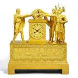 Prévost Watteau. Monumentale Pendule mit dem Schwur der Horatier - Foto 1