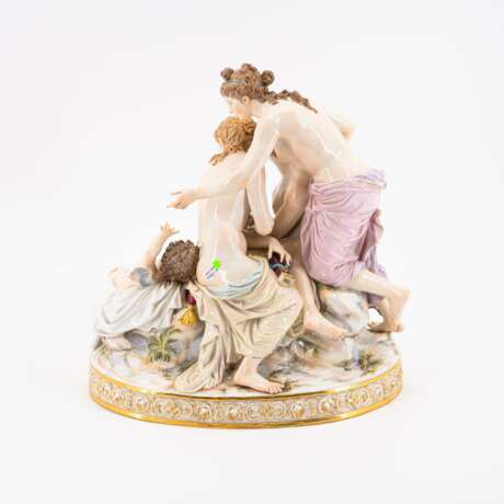 Meissen. LARGE PORCELAIN GROUP 'THREE GRACES WITH CUPID' - photo 4
