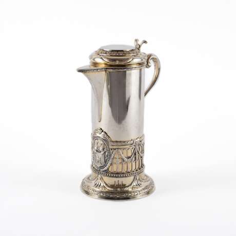 Philipp Friedrich Bruglocher. LARGE SILVER LAST SUPPER JUG WITH COAT OF ARMS AND DEDICATION - photo 2