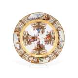 Meissen. PORCELAIN PLATE WITH CHINOISERIES AND MERCHANT NAVY SCENE - фото 2
