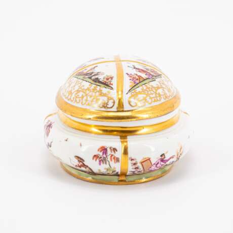 Meissen. OVAL PORCELAIN SUGAR BOWL WITH CHINOISERIES - photo 5