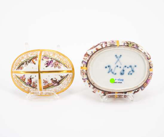 Meissen. OVAL PORCELAIN SUGAR BOWL WITH CHINOISERIES - фото 7