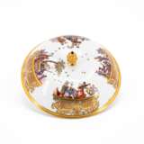 Meissen. TERRINE LID WITH FINE CHINOISERIES ON THE OCCASION OF NEW YEAR'S - photo 2