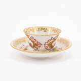 Meissen. TWO PORCELAIN TEA BOWLS WITH SAUERES AND CHINOISERIES - фото 4