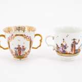 Meissen. TWO PORCELAIN CUPS AND ONE SAUCER WITH CHINOISERIES - фото 3