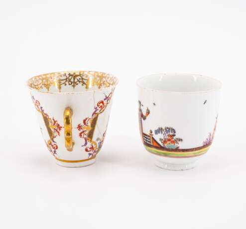 Meissen. TWO PORCELAIN CUPS AND ONE SAUCER WITH CHINOISERIES - фото 4