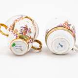 Meissen. TWO PORCELAIN CUPS AND ONE SAUCER WITH CHINOISERIES - фото 6
