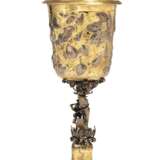 Hans Jachmann d.J. EXCEPTIONAL SILVER LIDDED GOBLET WITH FLOWERS - фото 1