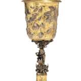 Hans Jachmann d.J. EXCEPTIONAL SILVER LIDDED GOBLET WITH FLOWERS - photo 1