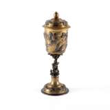 Hans Jachmann d.J. EXCEPTIONAL SILVER LIDDED GOBLET WITH FLOWERS - photo 2