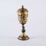 Hans Jachmann d.J. EXCEPTIONAL SILVER LIDDED GOBLET WITH FLOWERS - photo 4