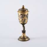 Hans Jachmann d.J. EXCEPTIONAL SILVER LIDDED GOBLET WITH FLOWERS - фото 5