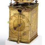 South Germany. BRASS TABERNACLE CLOCK WITH FRONT ZAPPLER - фото 1