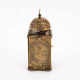 South Germany. BRASS TABERNACLE CLOCK WITH FRONT ZAPPLER - фото 4