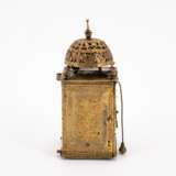 South Germany. BRASS TABERNACLE CLOCK WITH FRONT ZAPPLER - фото 5