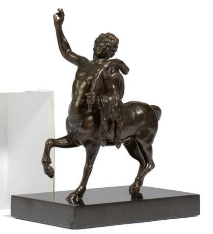 IRON FIGURE OF A YOUNG CENTAUR AS AN ALLEGORY OF YOUTH - photo 1