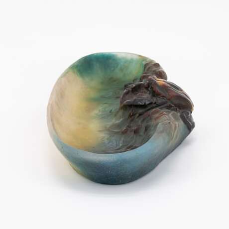 Amalric Walter. OVAL PÂTE DE VERRE BOWL WITH CRAB - photo 2