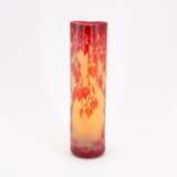 Daum Frères. CYLINDER-SHAPED GLASS VASE WITH BIRCH LEAVES - фото 2