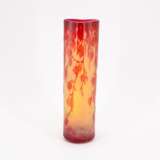 Daum Frères. CYLINDER-SHAPED GLASS VASE WITH BIRCH LEAVES - фото 4