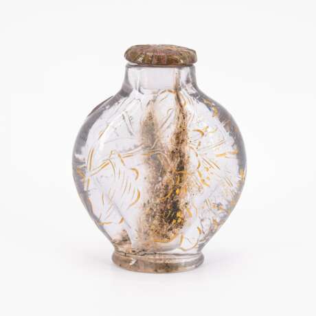 Emile Gallé. GLAS FLACON WITH LILY ENGRAVING - фото 3
