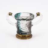 Emile Gallé. EARLY DOUBLE-HANDLED GLASS GOBLET WITH POWDER ENAMELLING AND HUNTING ENGRAVING - фото 4