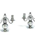 Georg Jensen. PAIR OF SILVER CANDELBRA - Auction prices