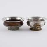 TWO SILVER TEA CUPS STANDS AND THREE TEA BOWL (PHORBA) - фото 5