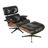 RAY & CHARLES EAMES, "Lounge Chair mit Ottomane" - photo 1