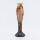 Muller Frères. GLASS BALUSTER VASE WITH FLOWER PANICLES - photo 2