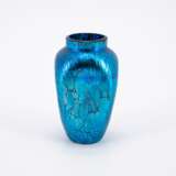 Louis Comfort Tiffany. Kleine elektrisch-blaue Favrile-Glasvase - Foto 6