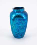 Louis Comfort Tiffany. Louis Comfort Tiffany. SMALL ELECTRIC-BLUE FAVRILE-GLASS VASE