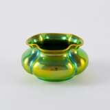 Zsolnay. ENSEMBLE OF THREE IRIDESCENT GREEN PORCELAIN BOWLS - photo 2