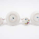 Frankenthal. SIX PORCELAIN CUPS AND THREE SAUCERS WITH BIRD DECOR, FLOWERS AND LANDSCAPE SCENES - photo 11