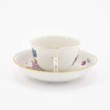 Frankenthal. PORCELAIN TEA POT WITH BIRD DECOR AND CUP WITH SAUCER AND FLORAL DECOR - фото 7