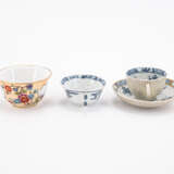 Meissen. PAIR PORCELAIN CUPS AND SAUCERS WITH STRAW-COLOURED GROUND AND GODRONISED SIDES - фото 7