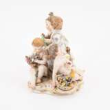 Meissen. PORCELAIN ENSEMBLE WITH CUPIDS AS ALLEGORY OF THE SPRING - photo 2