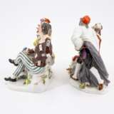Meissen. FOUR LARGE PORCELAIN COUPLES FROM THE COMMEDIA DELL'ARTE - photo 6