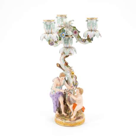 Meissen. CHANDELIER WITH ROCAILLES, VENUS AND CUPID - photo 3
