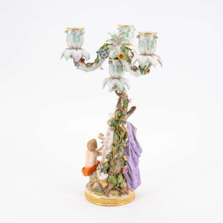 Meissen. CHANDELIER WITH ROCAILLES, VENUS AND CUPID - photo 5