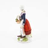 Meissen. DANISH PORCELAIN FARMER'S WIFE WITH VEGETABLE BASKET - фото 2