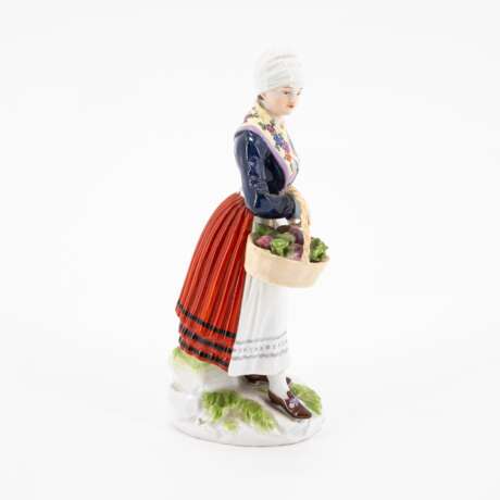 Meissen. DANISH PORCELAIN FARMER'S WIFE WITH VEGETABLE BASKET - фото 4