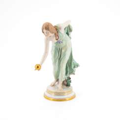 Meissen. PORCELAIN FIGURE OF THE BALL PLAYER