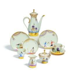 Meissen. PORCELAIN COFFEE SERVICE '1001 NIGHTS' FOR SIX PEOPLE