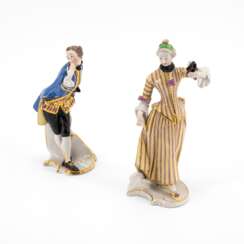 Nymphenburg. COLUMBINE AND OCTAVIO FROM THE 'COMMEDIA DELL'ARTE'