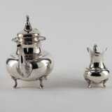 Otto Wolter. LARGE SILVER COFFEE AND TEA SERVICE WITH ROCAILLE CURVES - photo 11