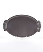 Georg Arthur Jensen. Georg Jensen. SMALL OVAL TRAY "PYRAMIDE"