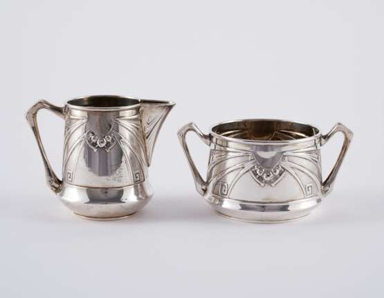 Koch & Bergfeld. SILVER ART NOUVEAU COFFEE AND TEA SERVICE - photo 15