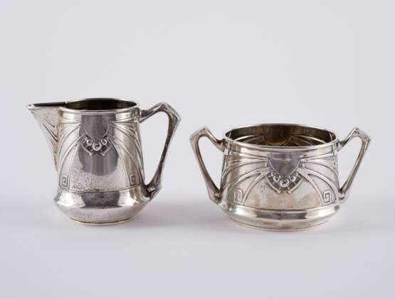 Koch & Bergfeld. SILVER ART NOUVEAU COFFEE AND TEA SERVICE - photo 17