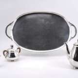 Denmark. SILVER COFFEE SET WITH MARTELLEE SURFACE AND VEGETABLE FINIALS - photo 2