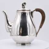 Denmark. SILVER COFFEE SET WITH MARTELLEE SURFACE AND VEGETABLE FINIALS - photo 4